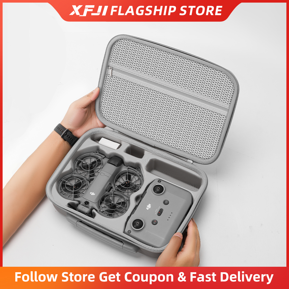 Drone Carrying Case - XFJI Travel Organizer Bag for DJI