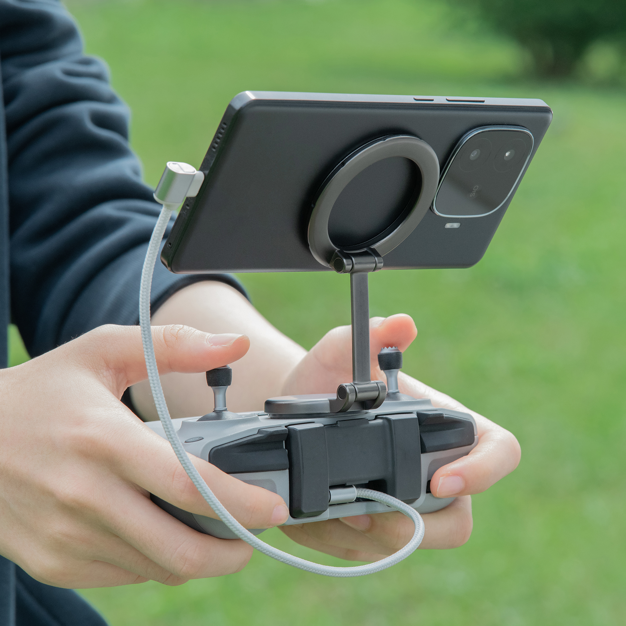 Drone Tablet Mount - Adjustable Magnetic Phone Stand for RC-N1