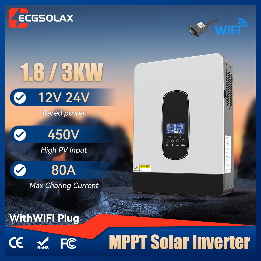 Drone Solar Charger - ECGSOLAX 3KW 1.8KW Solar Hybrid Inverter