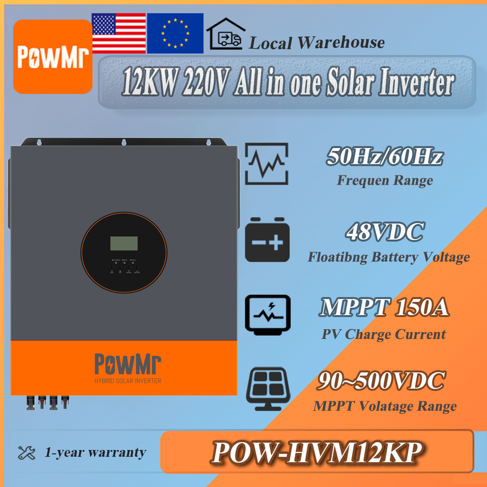 Drone Solar Charger - PowMr 48V 12kW 220V Parallel Inverter