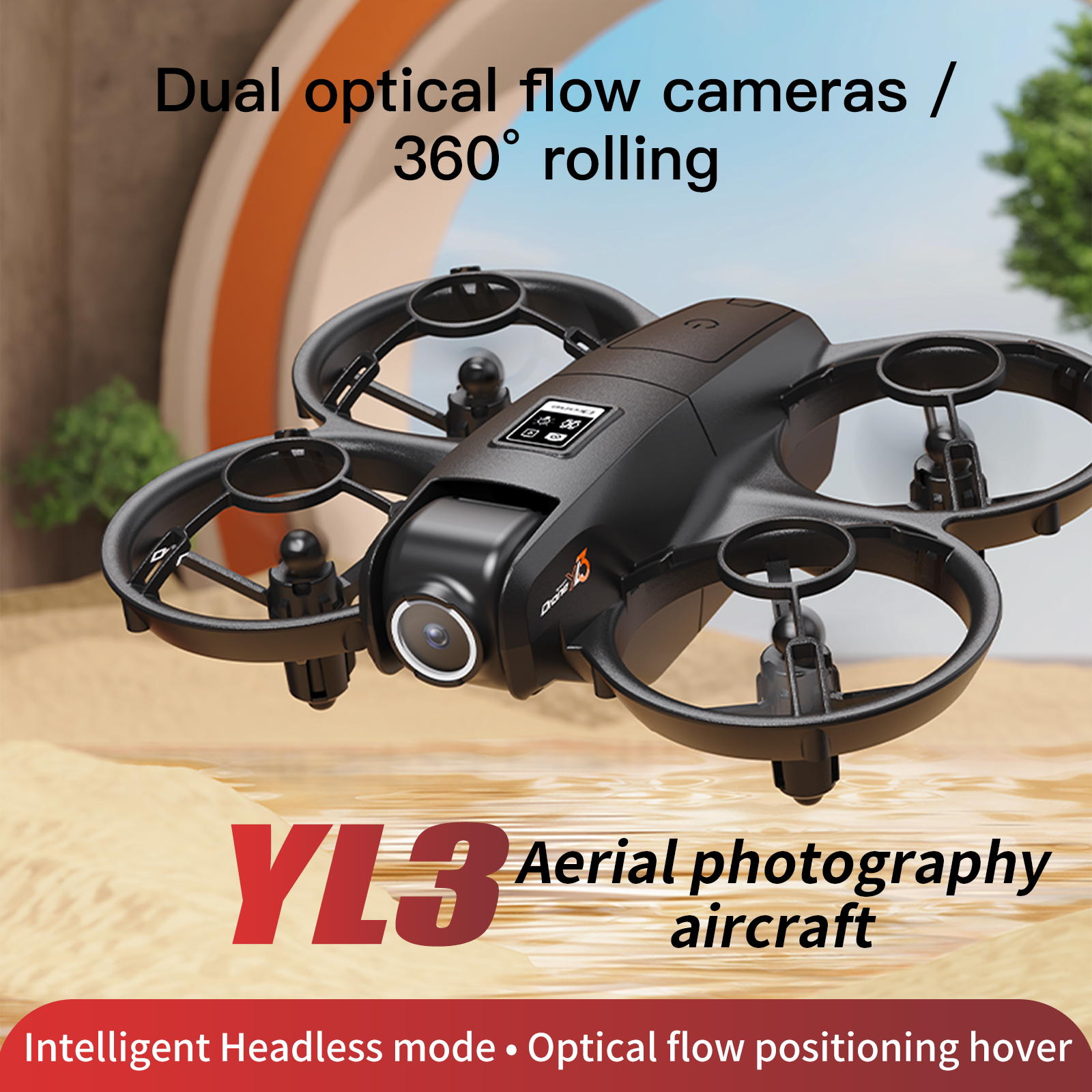 Drone Controller Screen - YL3 Remote-Controlled Drone with 2.4-Inch Screen