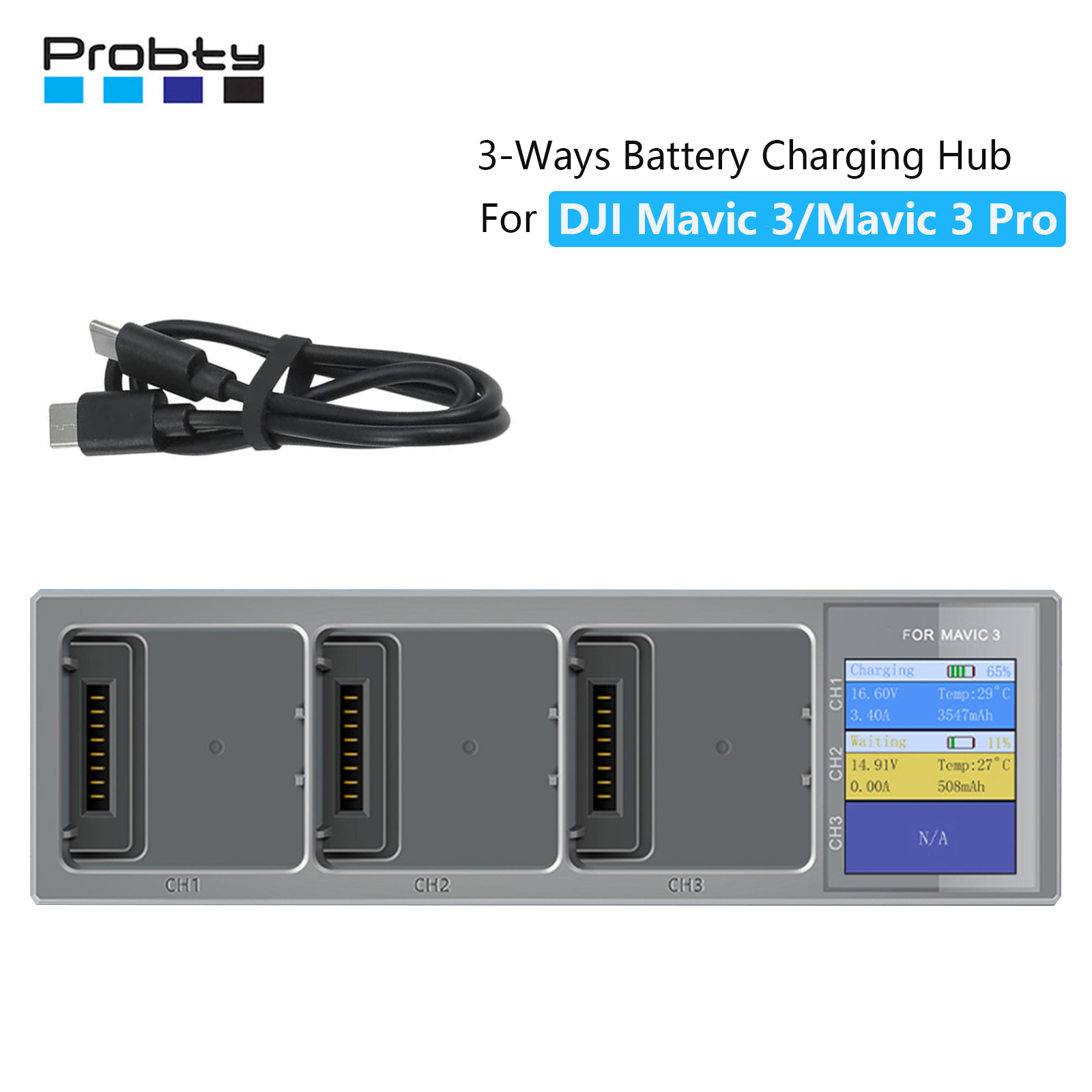 Drone Charging Hub - New 3 In 1 Charging Hub