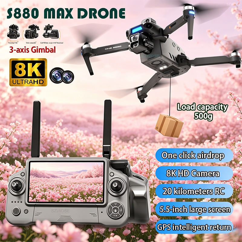 Drone Power Bank - 2026 New 8K Dual Camera Drone