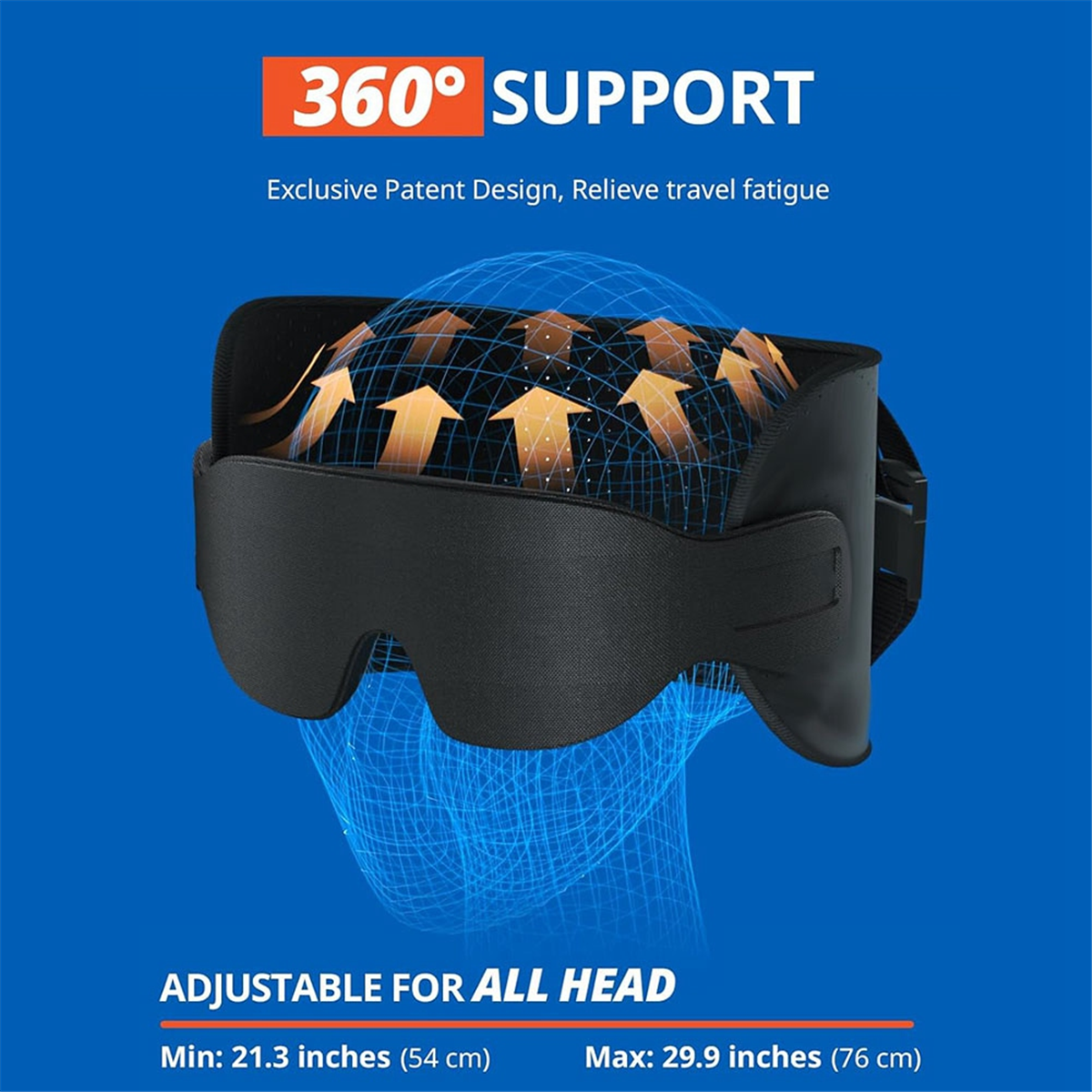 Drone Neck Strap - HITL Travel Pillow, Airplane Neck Pillow