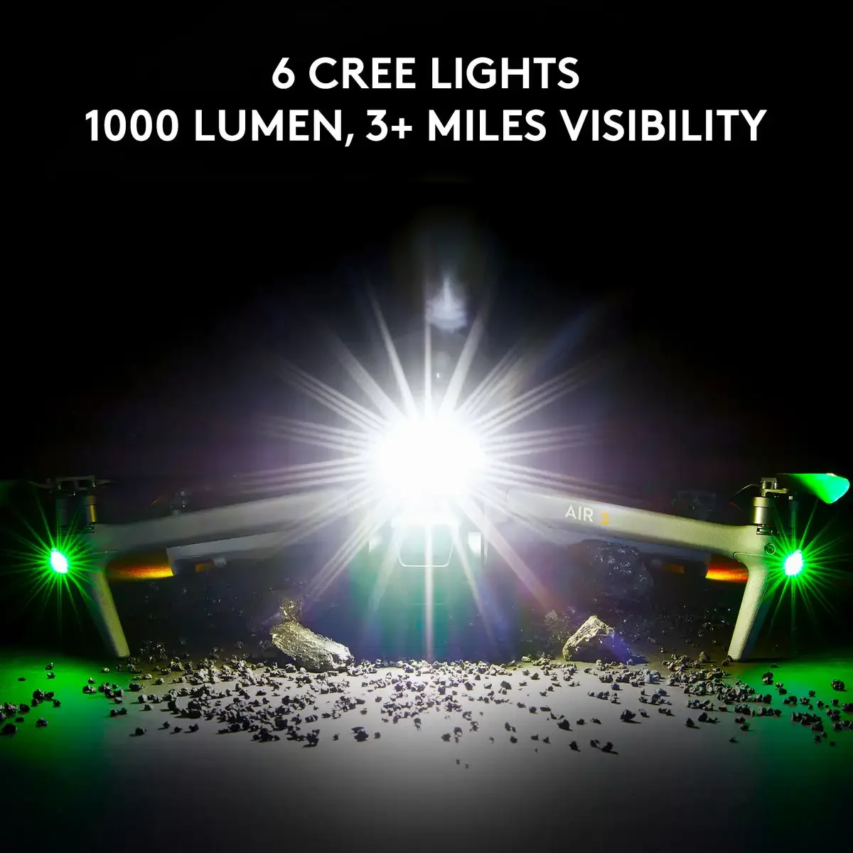 Drone Beacon Light - VIFLY Strobe Platinum - 6 Cree