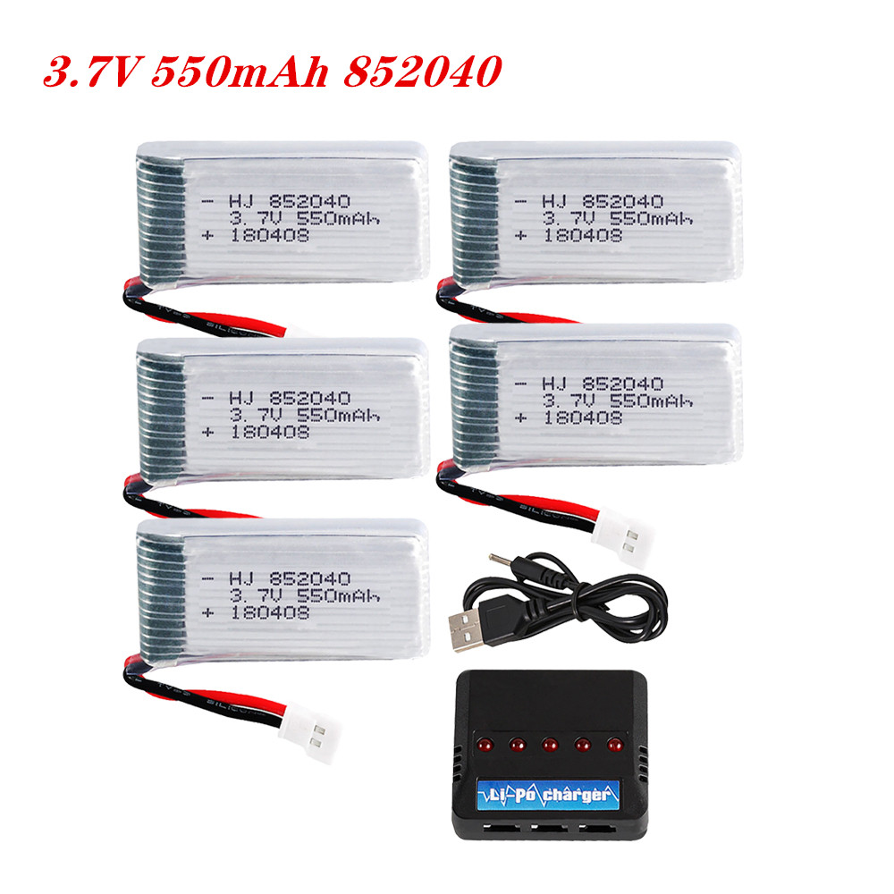 Drone Power Bank - 3.7V 550mAh 25C Lipo Battery 852040
