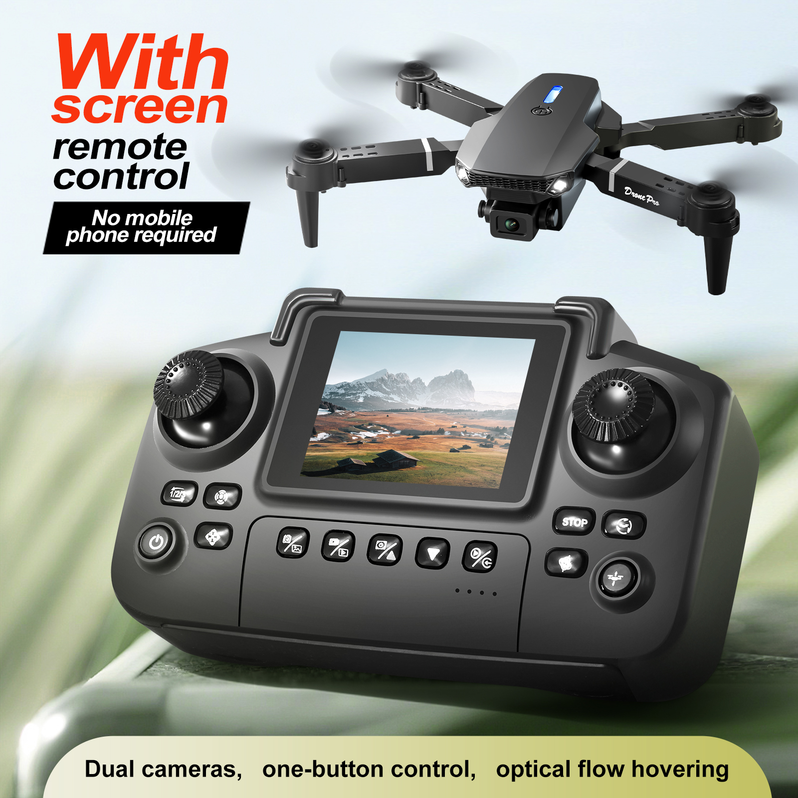Drone Controller Screen - 2025 New E88 E99 Upgraded Drone