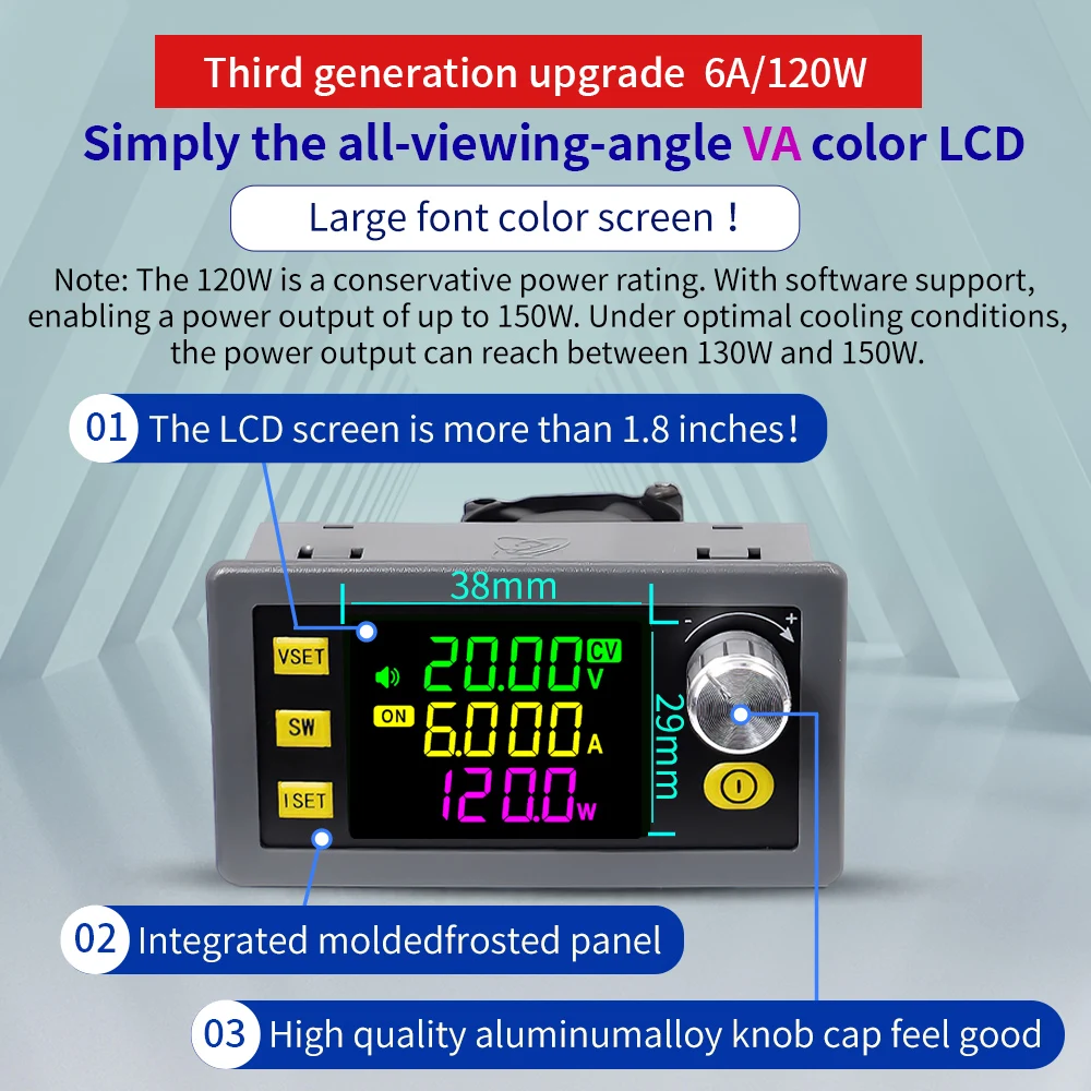 SK120 120W CNC Buck Boost DC A - Drone Solar Charger reseña y precio