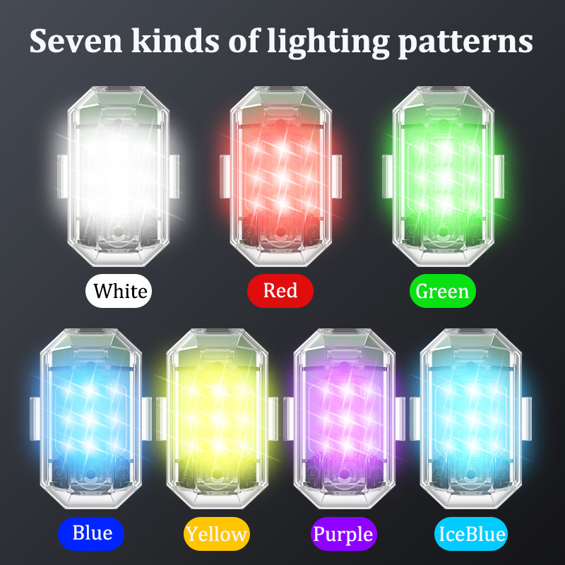 2PCS/4PCS Wireless LED Drone S - Drone Strobe Light reseña y precio