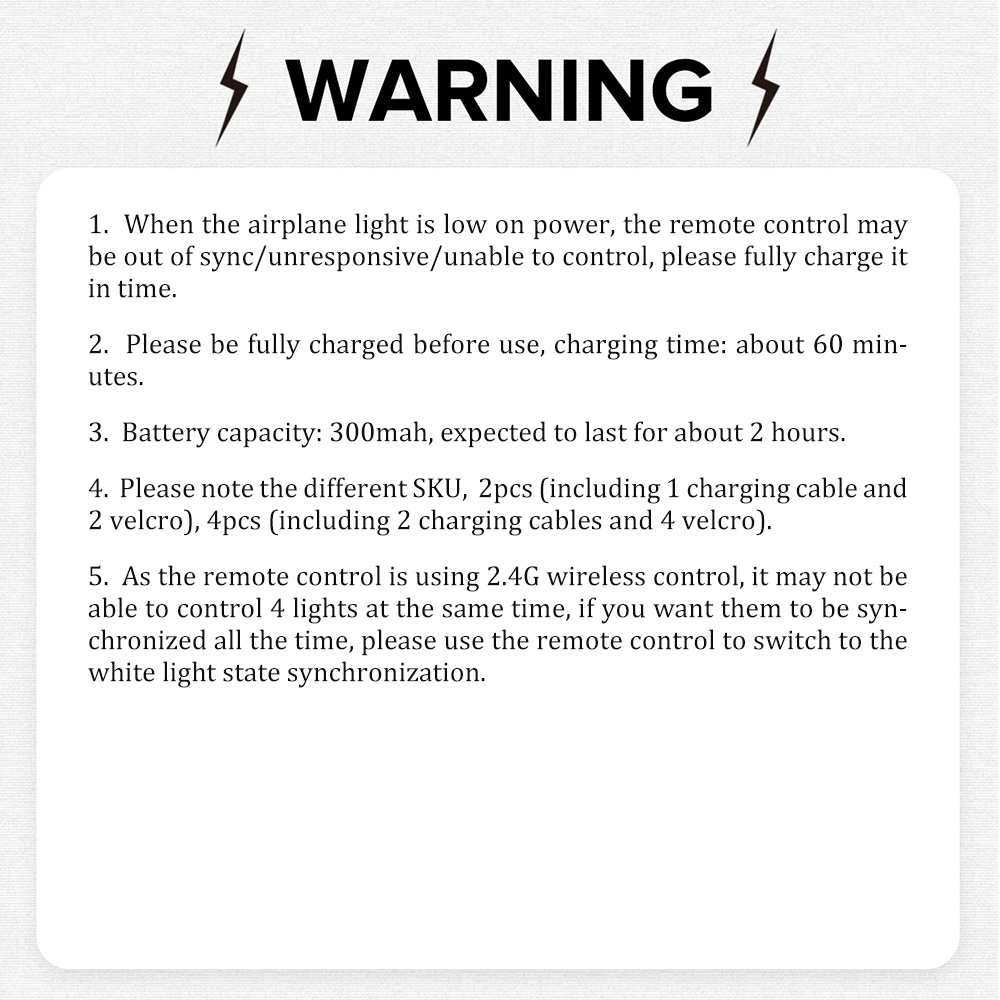 2PCS/4PCS Wireless LED Drone S - Drone Strobe Light reseña y precio