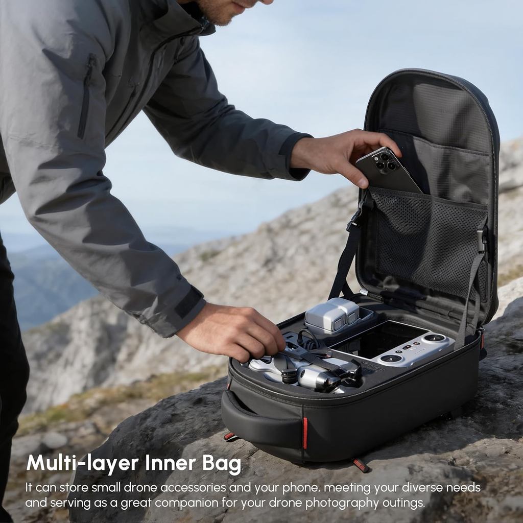 Waterproof Hard Carrying Backp - Drone Backpack reseña y precio