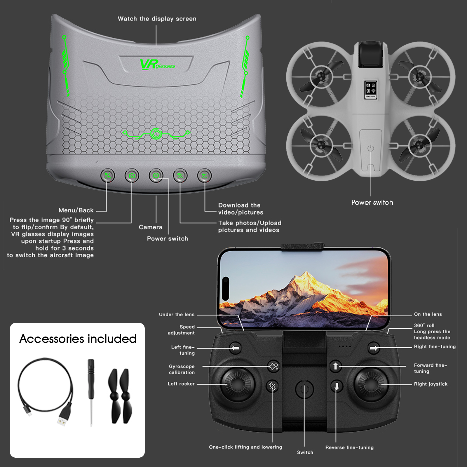 Mini Drone That Is Easy For Be - Drone Power Bank reseña y precio