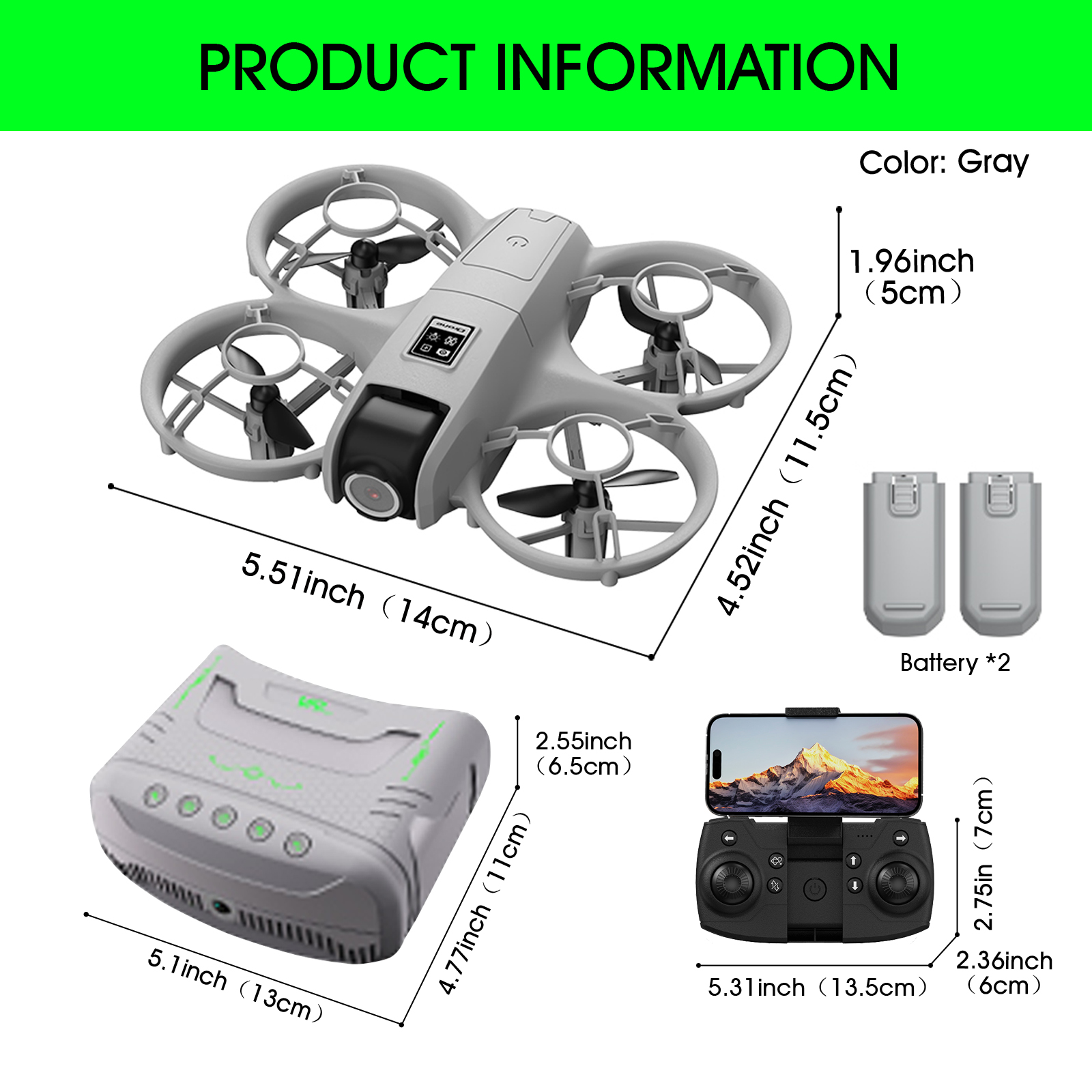 Mini Drone That Is Easy For Be - Drone Power Bank reseña y precio