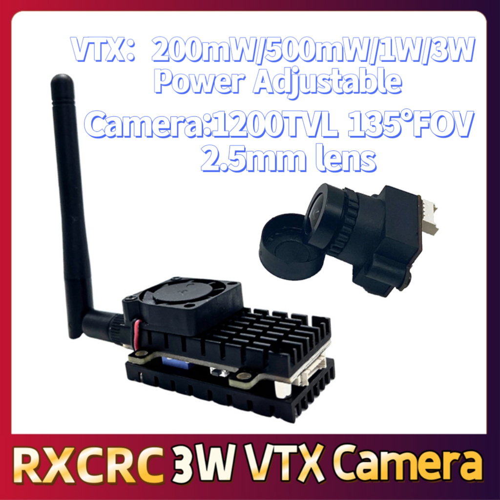 RXCRC 5.8G 3W Video VTX transm - Drone Controller Screen reseña y precio