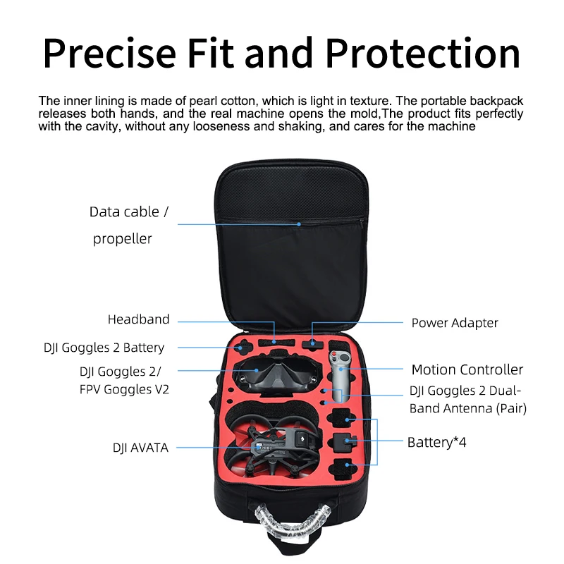Portable Case Backpack Nylon W - Drone Backpack reseña y precio