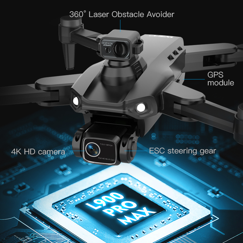 L900 Pro SE MAX GPS Drone 4K P - Drone Remote Controller Lanyard reseña y precio