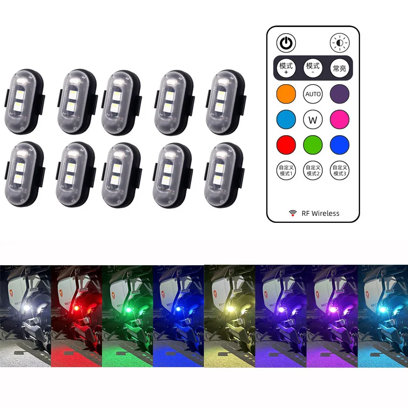 2/4/8Pcs Wireless Remote Contr - Drone Strobe Light reseña y precio