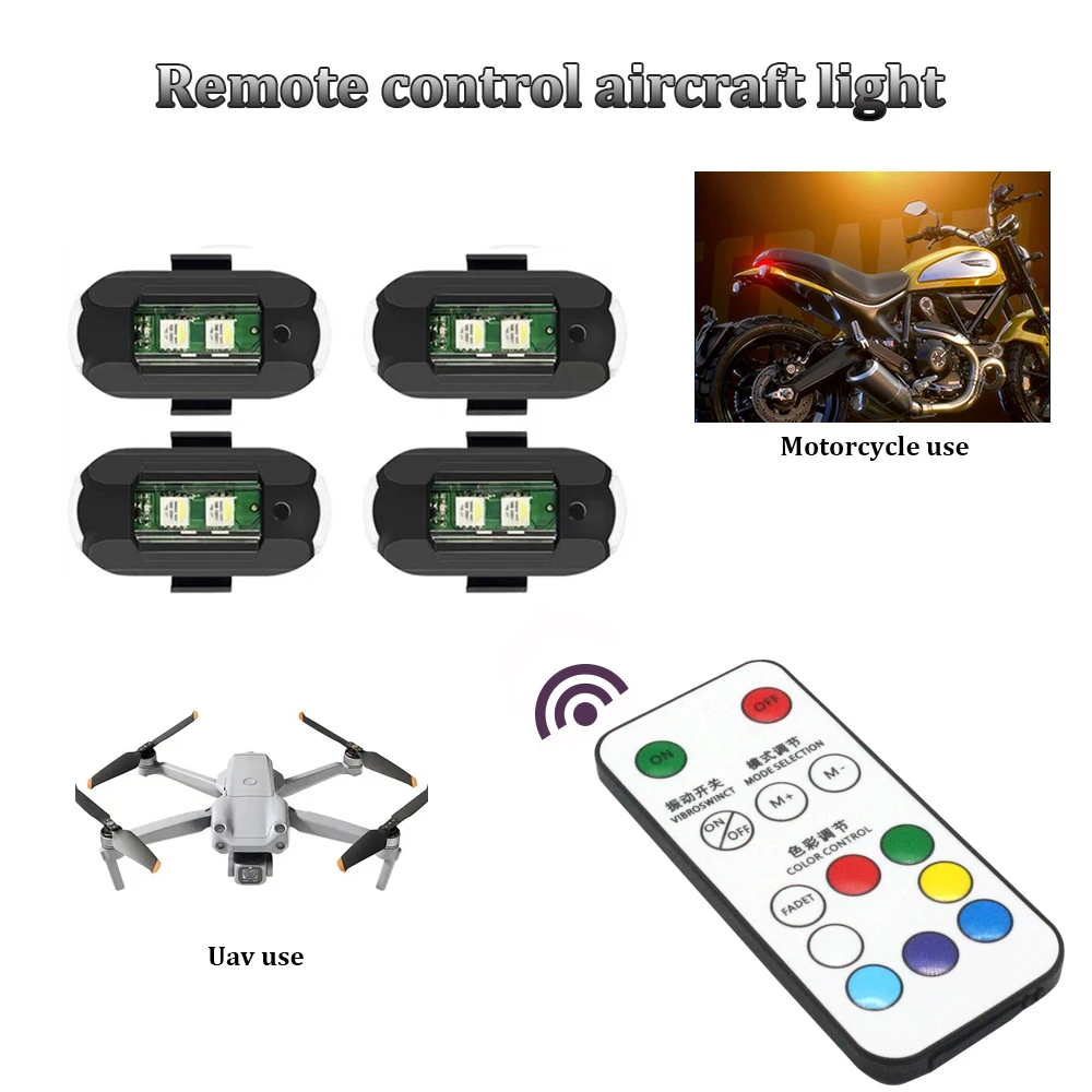 1Pcs Remote LED RGB Anti-colli - Drone Strobe Light reseña y precio