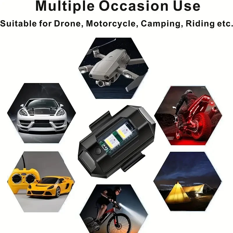 1Pcs Remote LED RGB Anti-colli - Drone Strobe Light reseña y precio