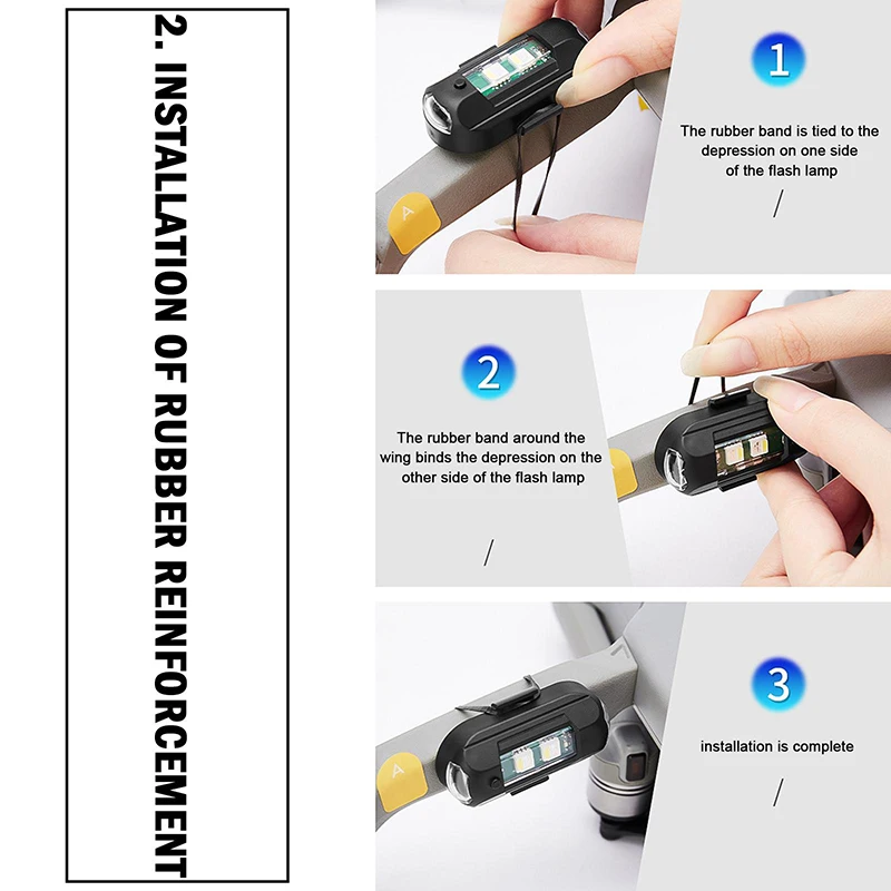 1Pcs Remote LED RGB Anti-colli - Drone Strobe Light reseña y precio