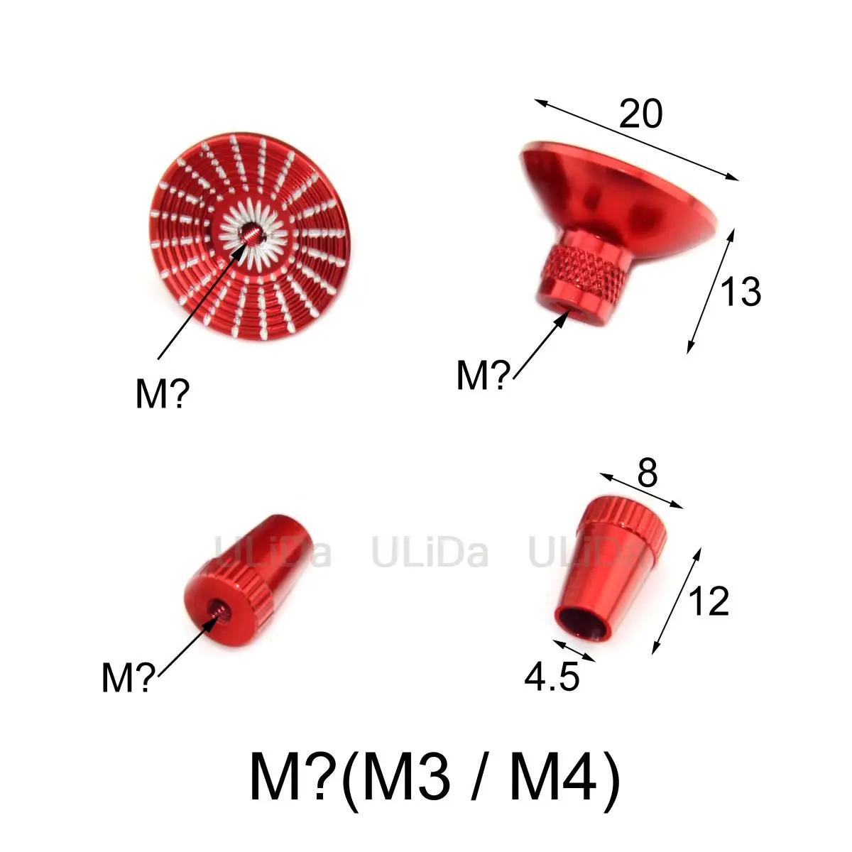 M3 M4 Aluminum Transmitter Joy - Drone Control Stick reseña y precio