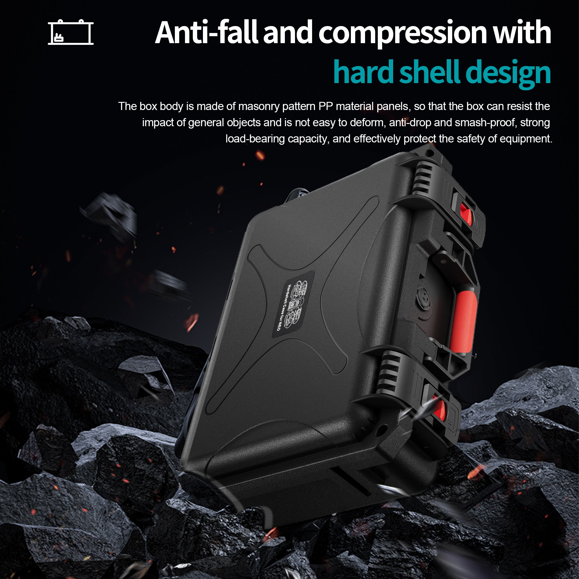 Portable Hard Waterproof Case  - Drone Joystick Cover reseña y precio