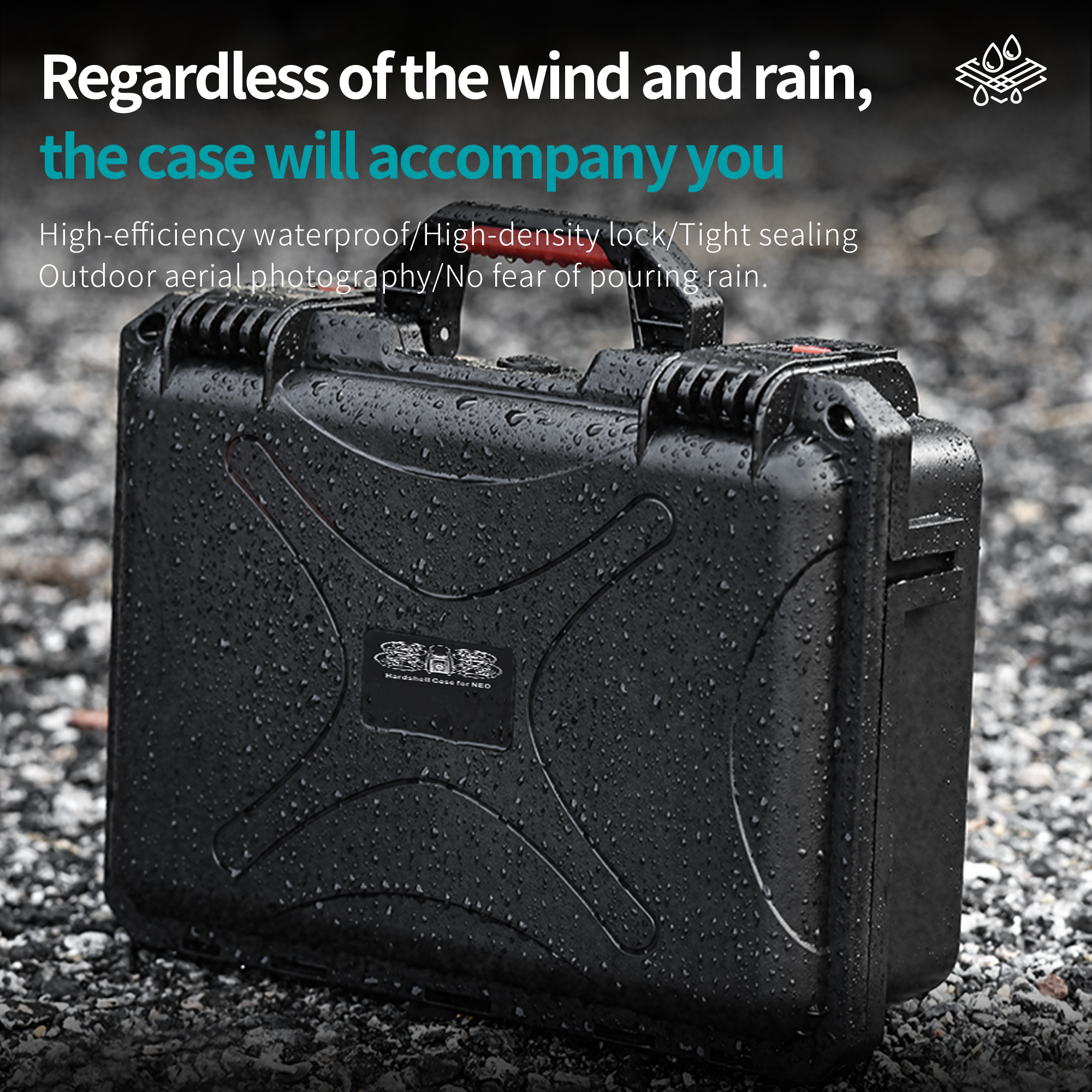 Portable Hard Waterproof Case  - Drone Joystick Cover reseña y precio