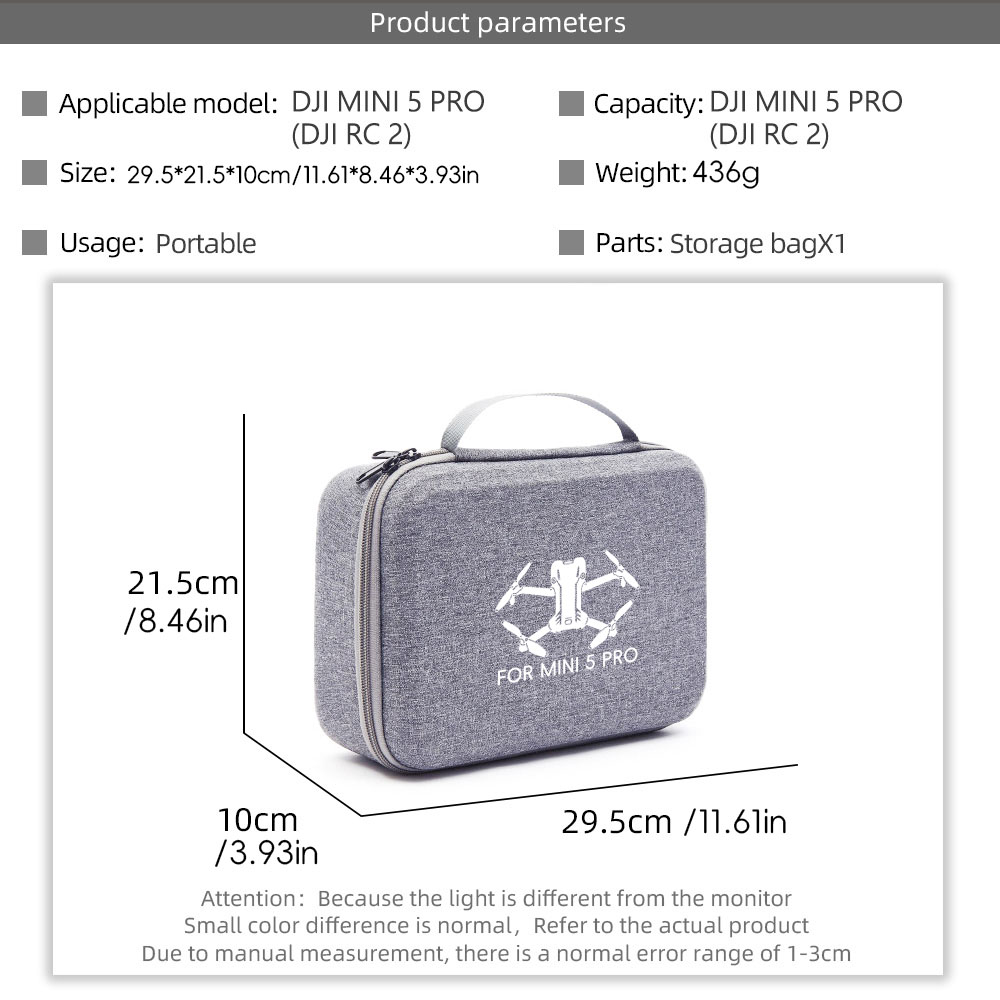 Storage Carry Case for DJI Min - Drone Joystick Cover reseña y precio