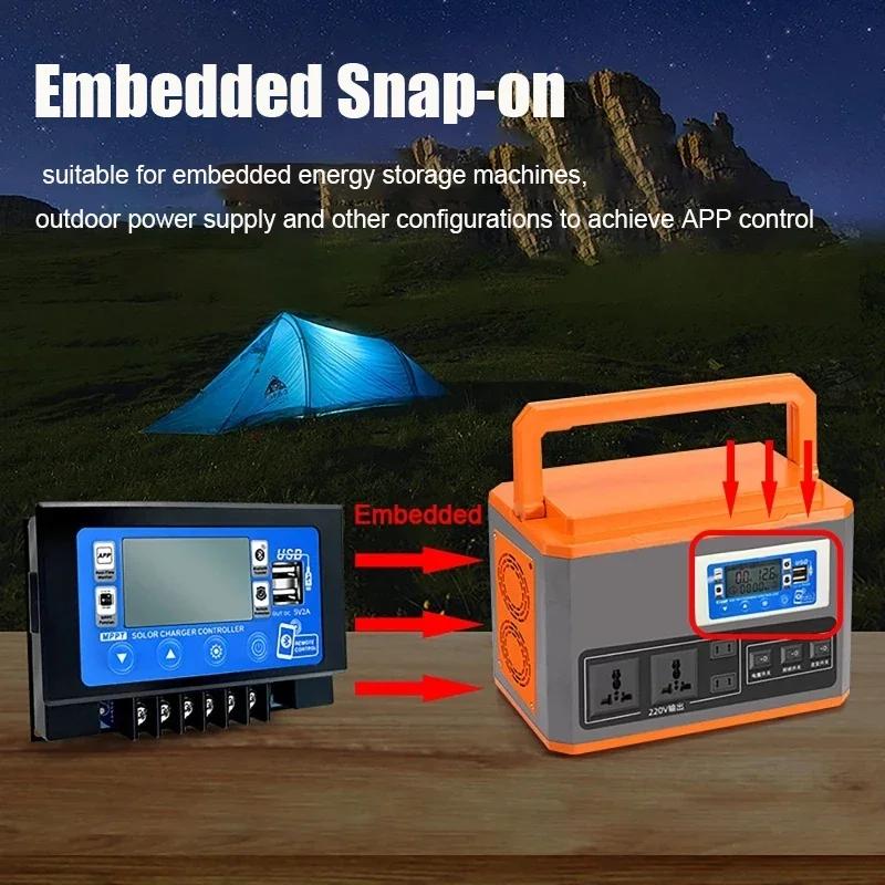 30A 60A Bluetooth WiFi Solar C - Drone Solar Charger reseña y precio