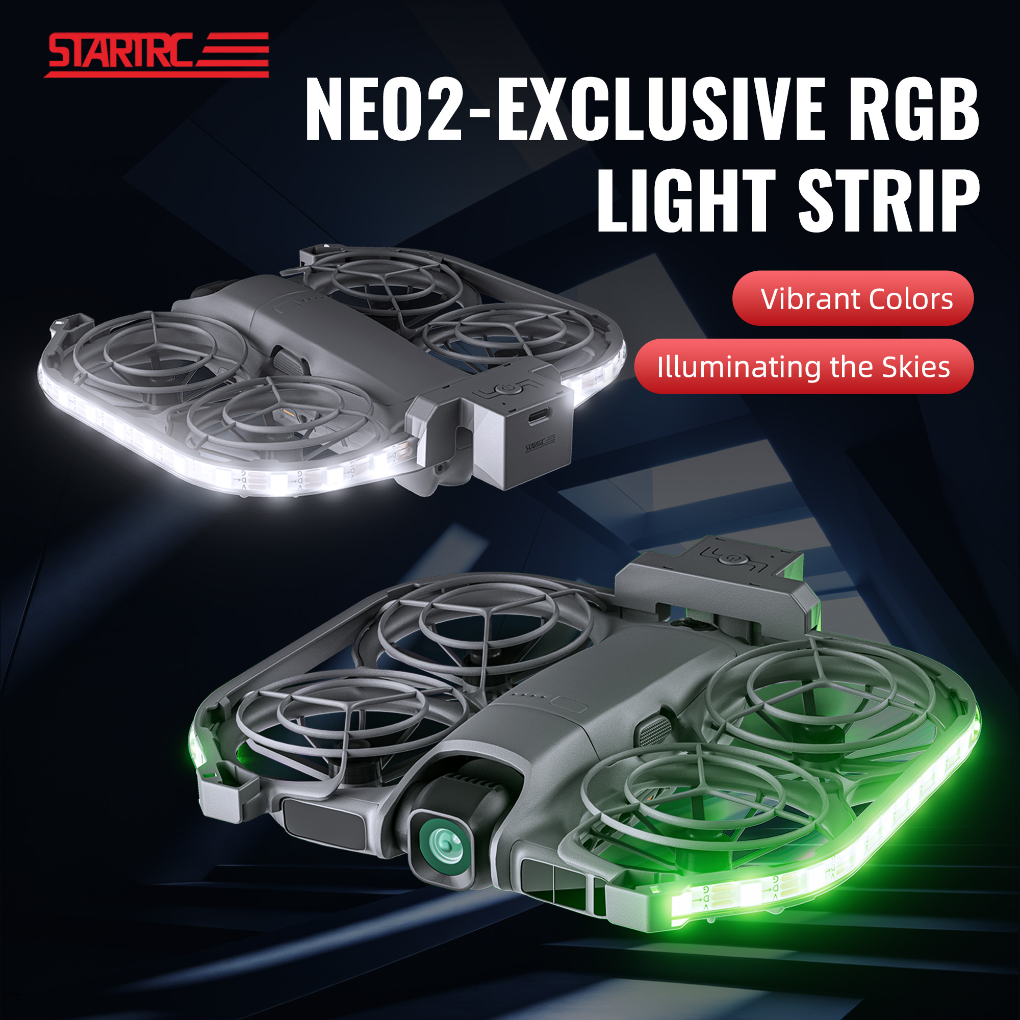 STARTRC RGB LED Light Strip Fo - Drone Beacon Light reseña y precio