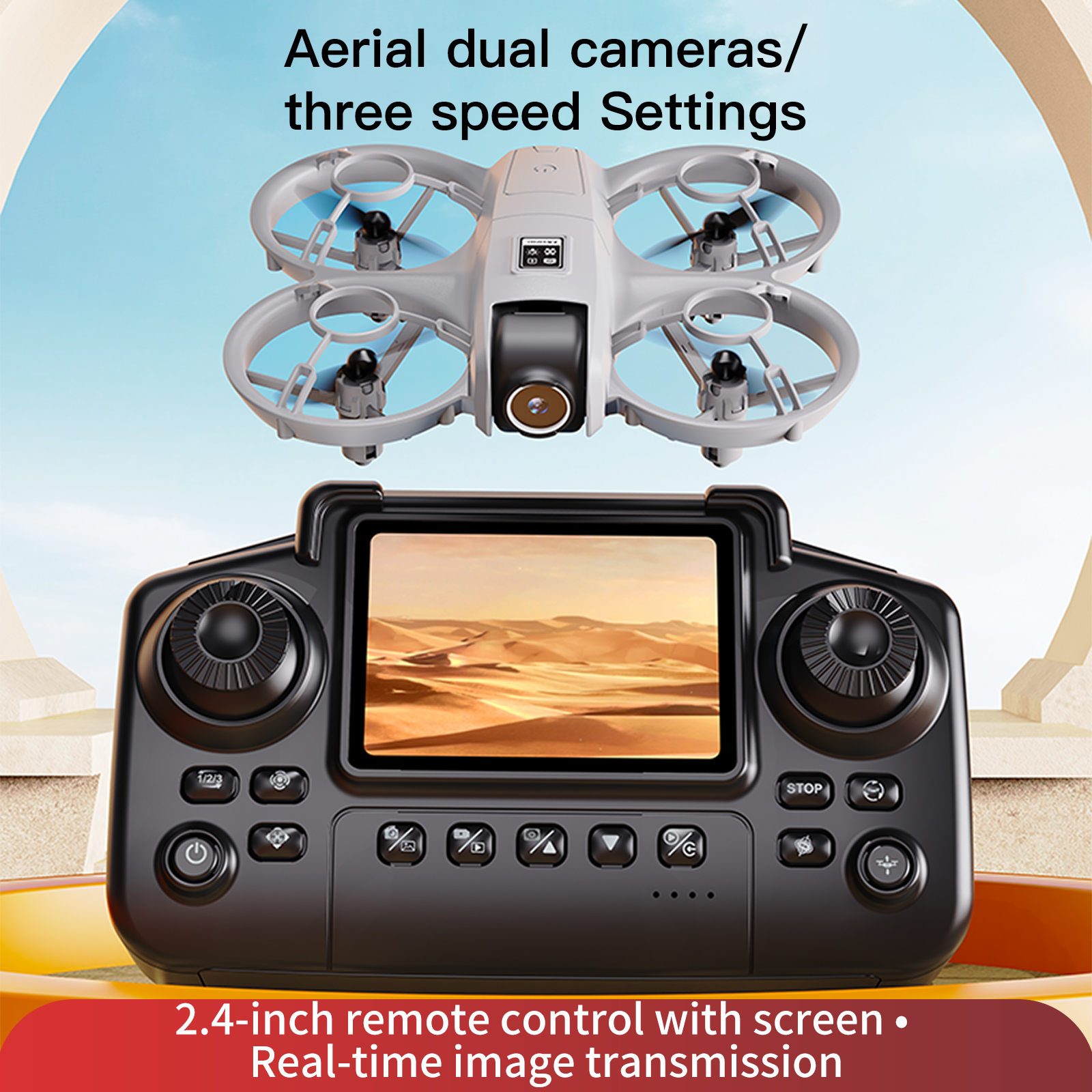 YL3 Remote-Controlled Drone wi - Drone Controller Screen reseña y precio