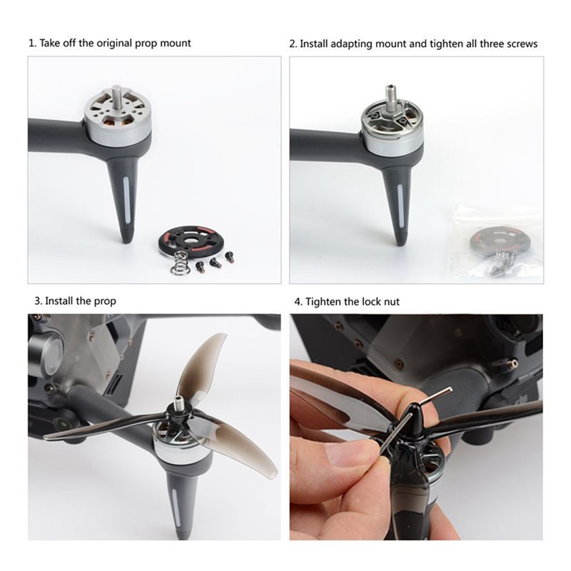 B50B-Motor Plate Adapter 4Pcs  - Drone Propeller Holder reseña y precio