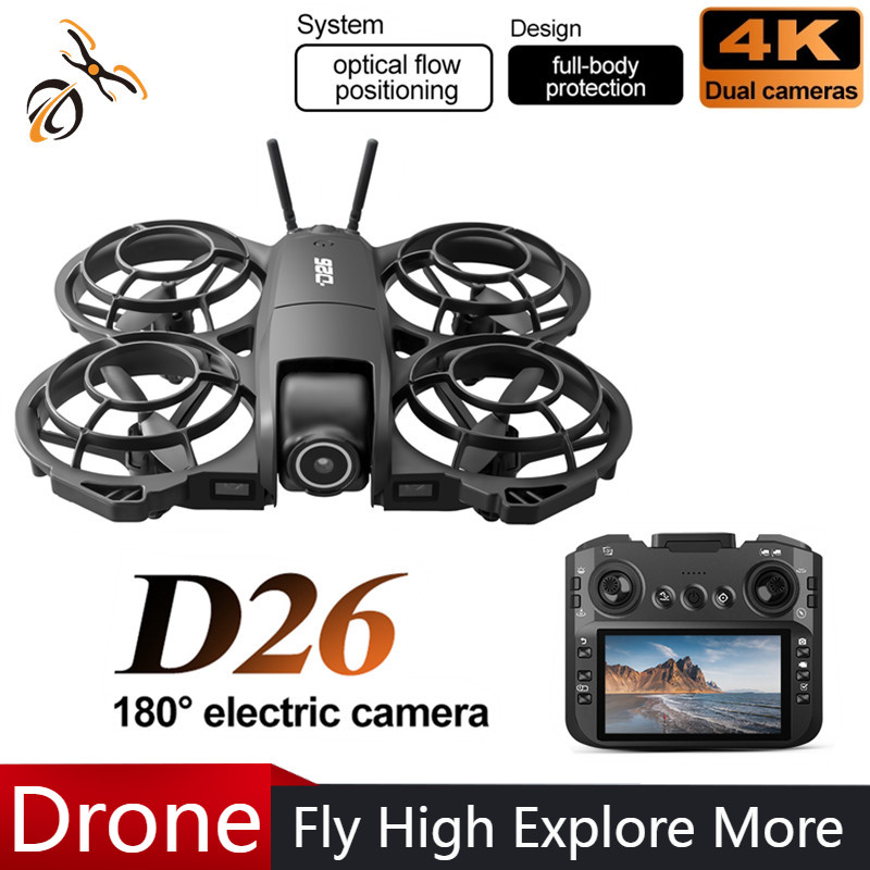 D26 Drone 4K Aerial HD 180° Ca - Drone Power Bank reseña y precio