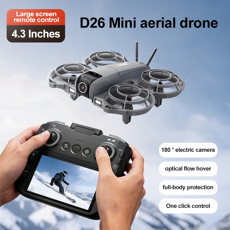 D26 Drone 4K Aerial HD 180° Ca - Drone Power Bank reseña y precio