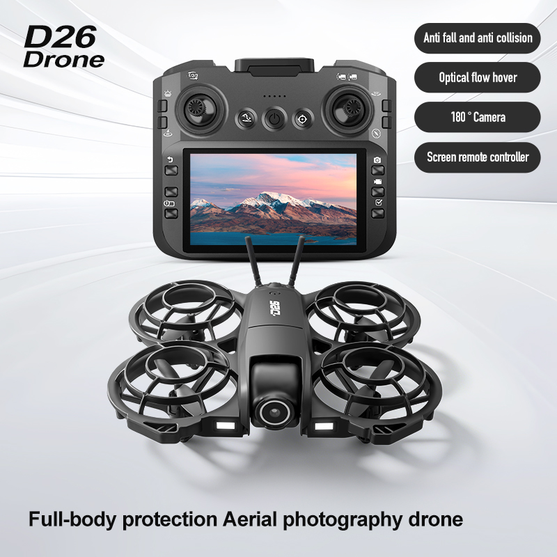 D26 Drone 4K Aerial HD 180° Ca - Drone Power Bank reseña y precio