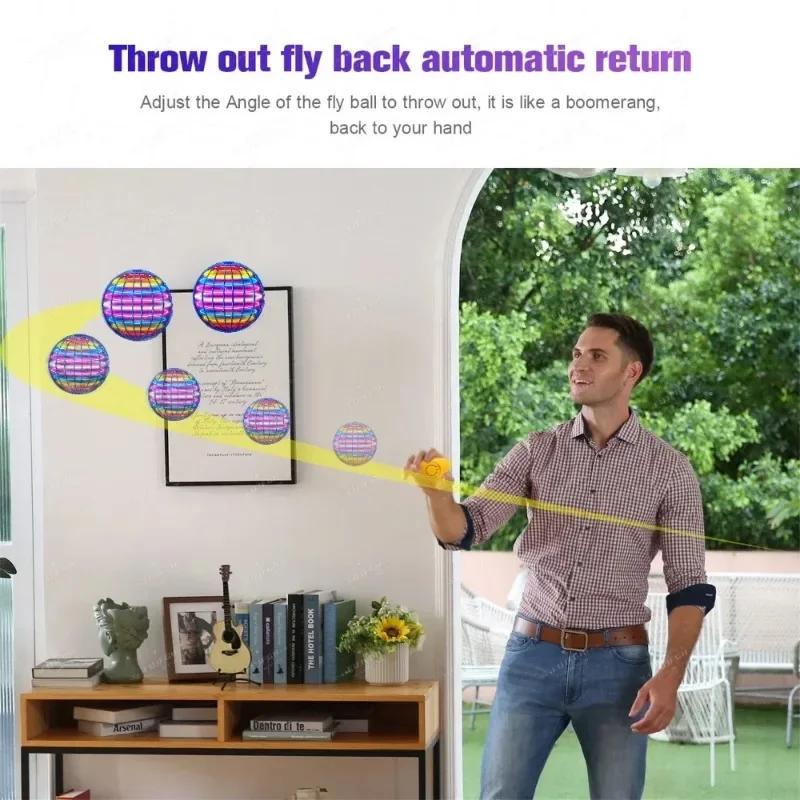 LED Light Up Flying Orb Boomer - Drone Beacon Light reseña y precio