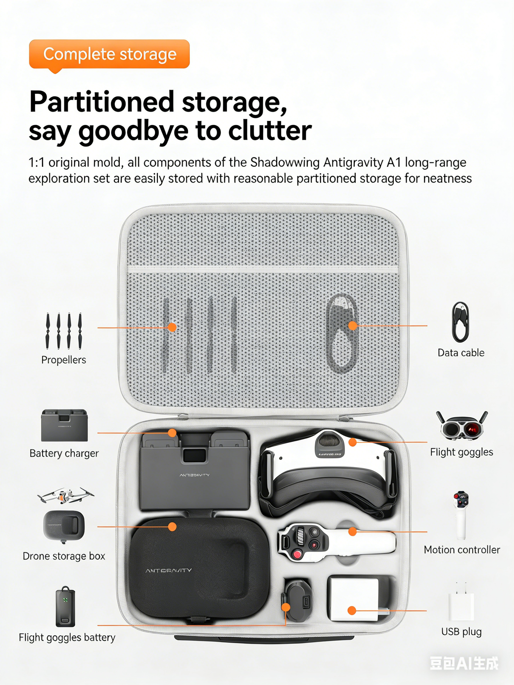 For Antigravity A1 Storage Bag - Drone Backpack reseña y precio