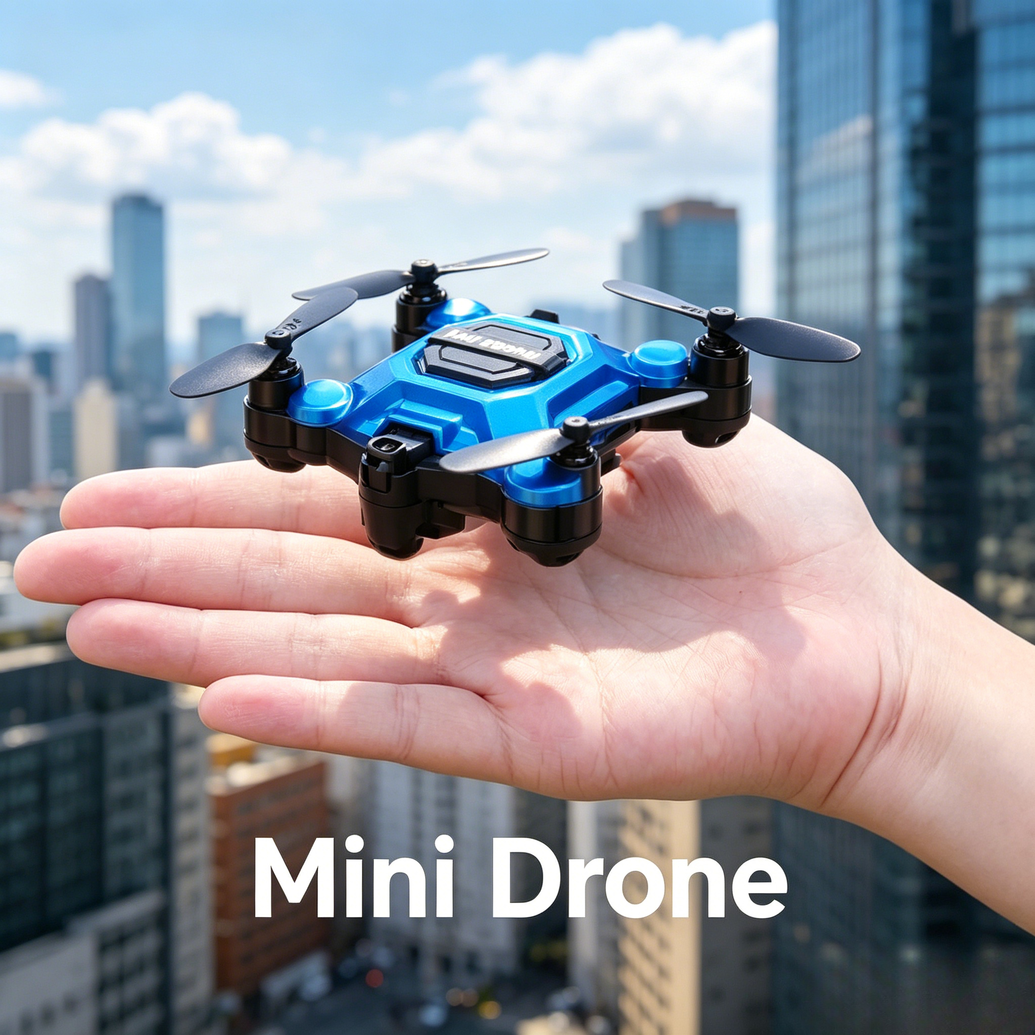 Mini Folding Mosquito Drone wi - Drone Power Bank reseña y precio