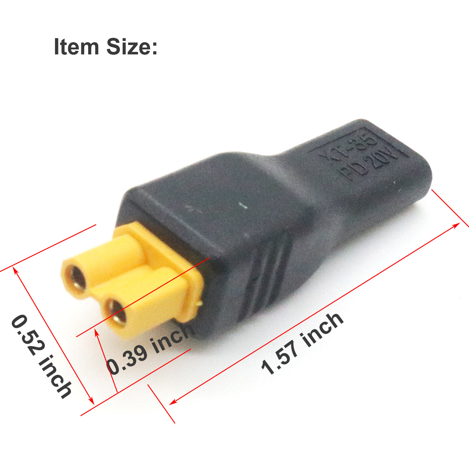1pc USB Type C Female Input to - Drone Power Bank reseña y precio