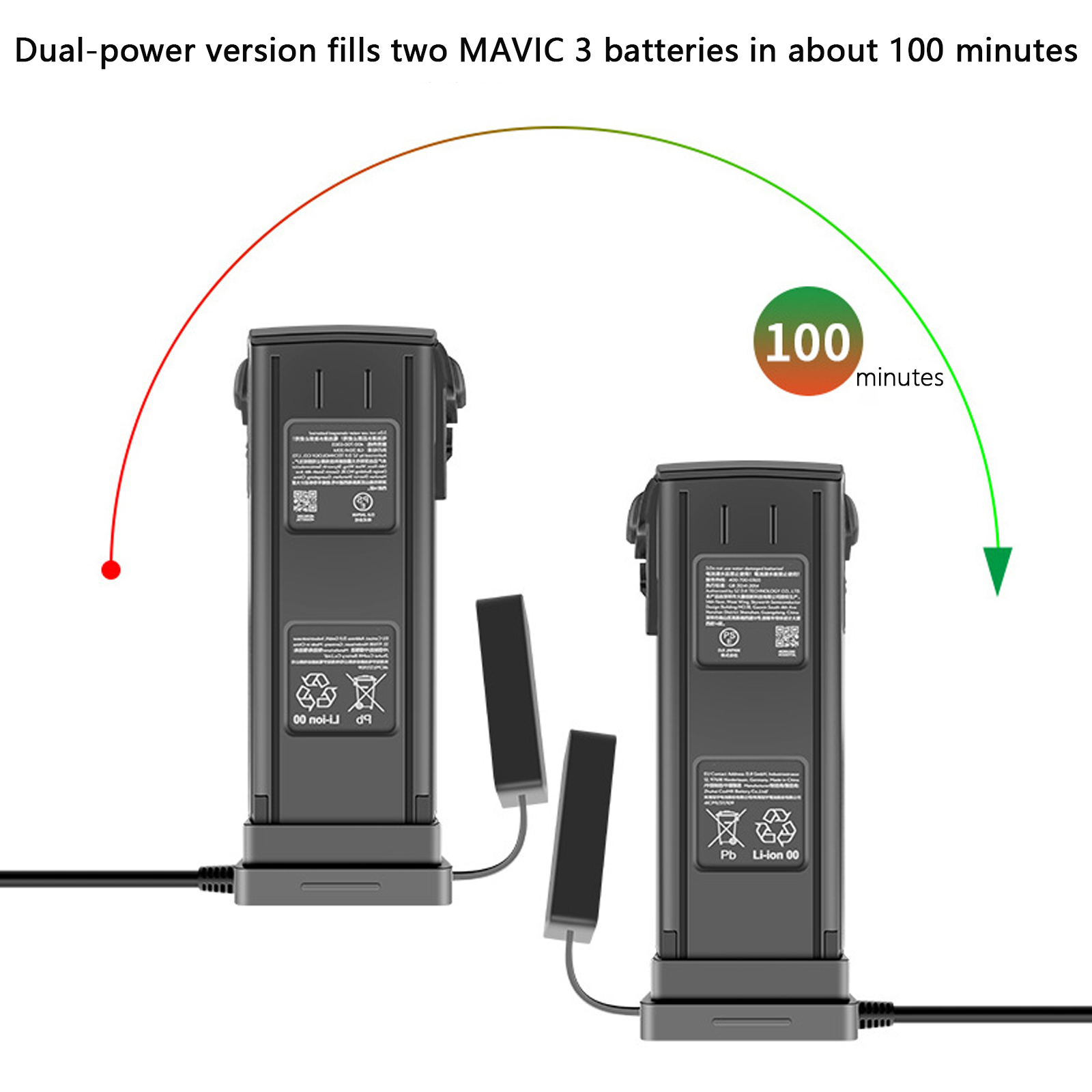 For DJI Mavic 3 Intelligent Ba - Drone Charging Hub reseña y precio