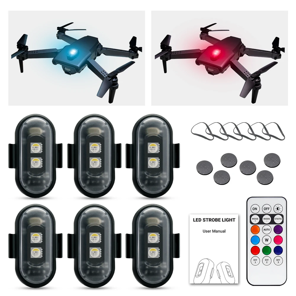 Motorcycle Strobe Light, APP C - Drone Strobe Light reseña y precio