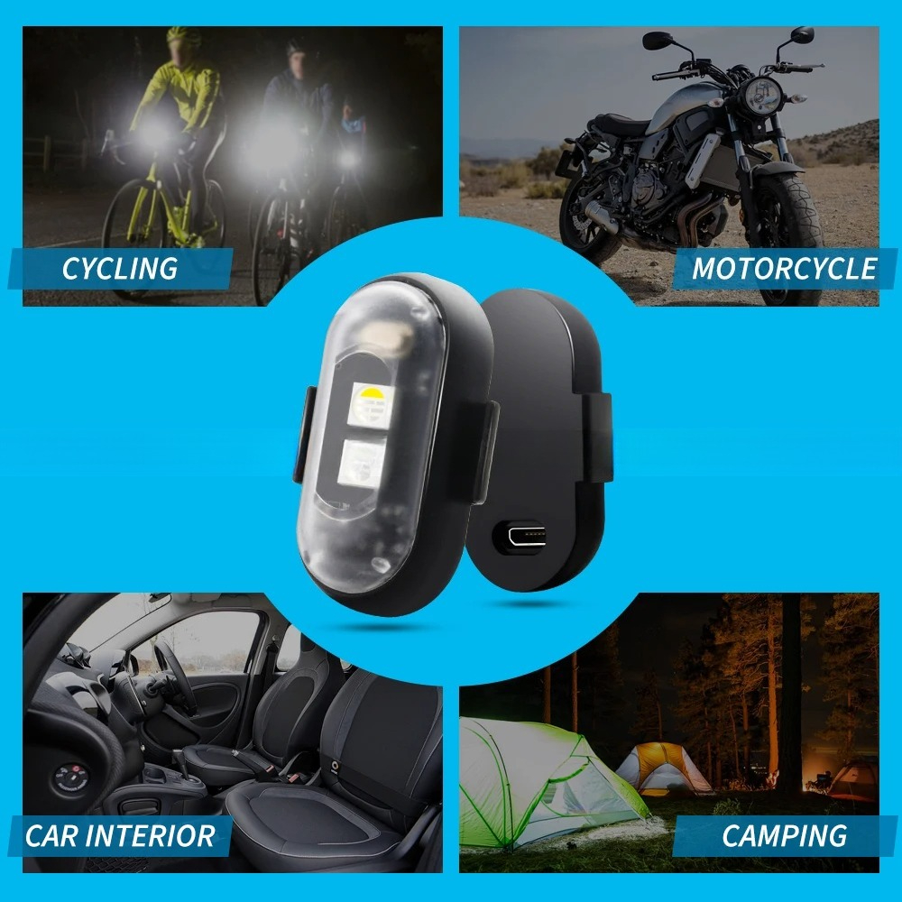 Motorcycle Strobe Light, APP C - Drone Strobe Light reseña y precio