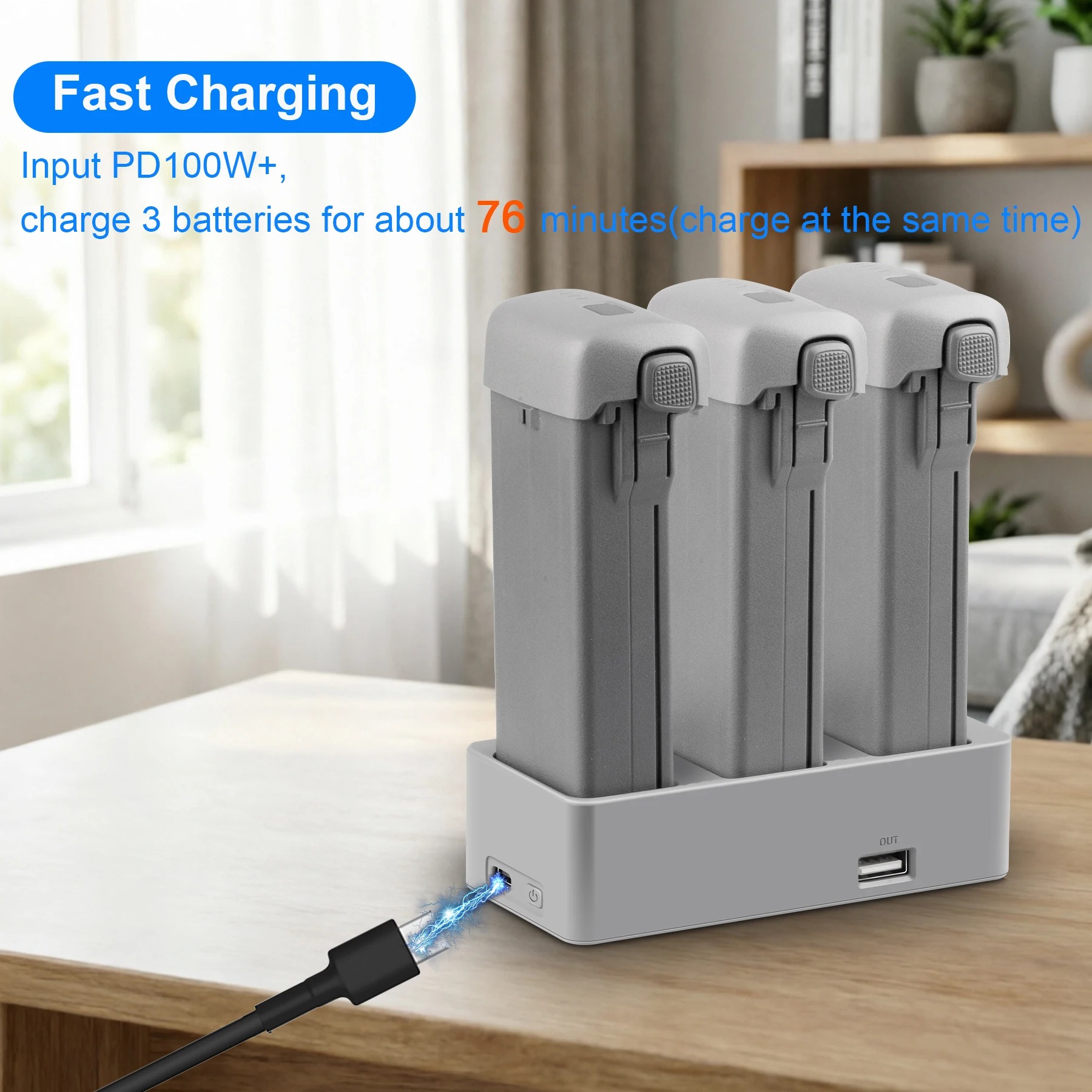 For DJI AVATA360 Drone Battery - Drone Charging Hub reseña y precio