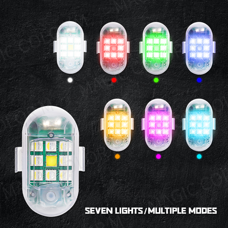 2PCS Wireless LED Strobe Light - Drone Strobe Light reseña y precio