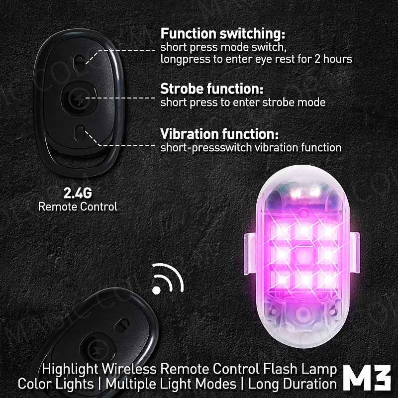 2PCS Wireless LED Strobe Light - Drone Strobe Light reseña y precio