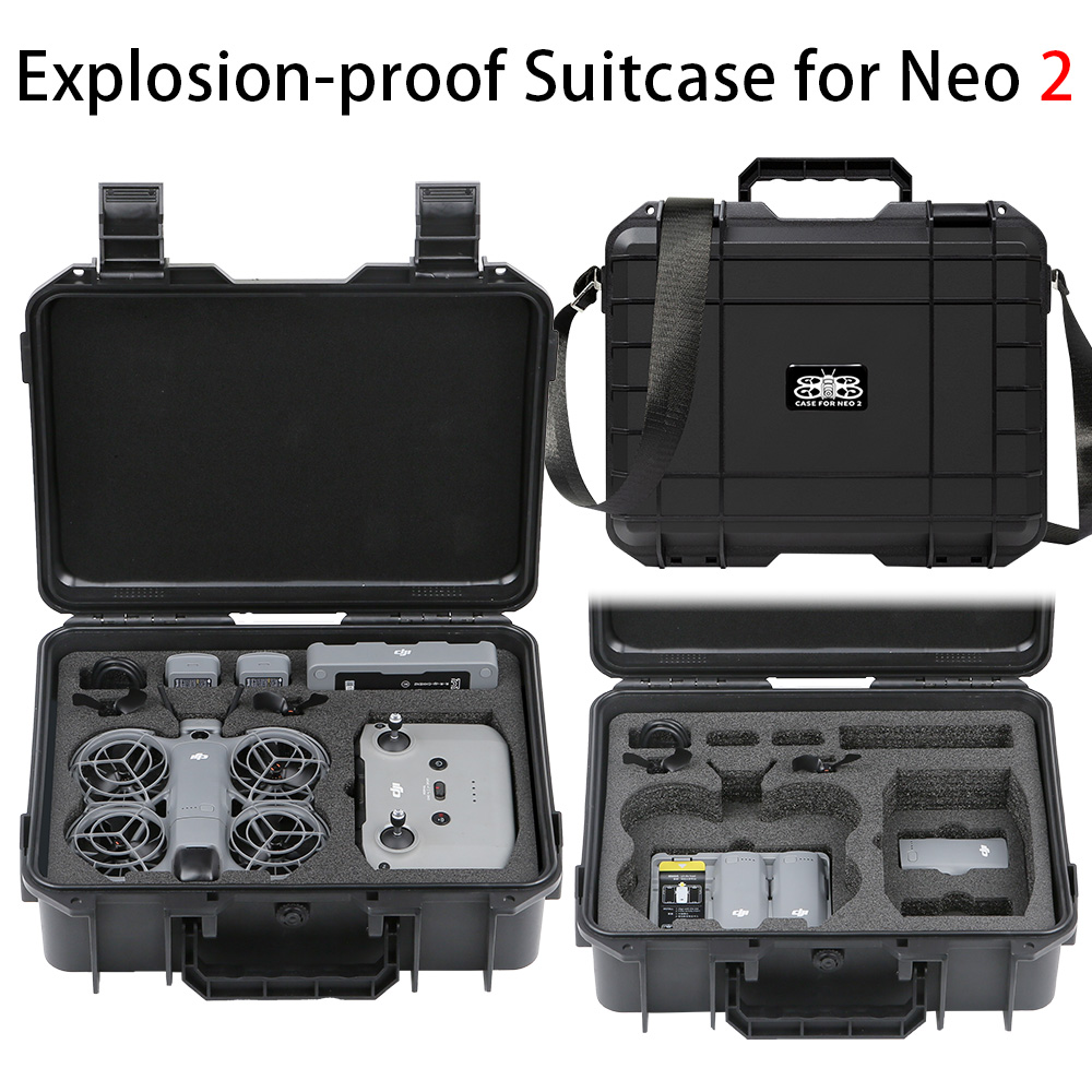 For DJI NEO 2 Case Bag Explosi - Drone Hard Shell Case reseña y precio