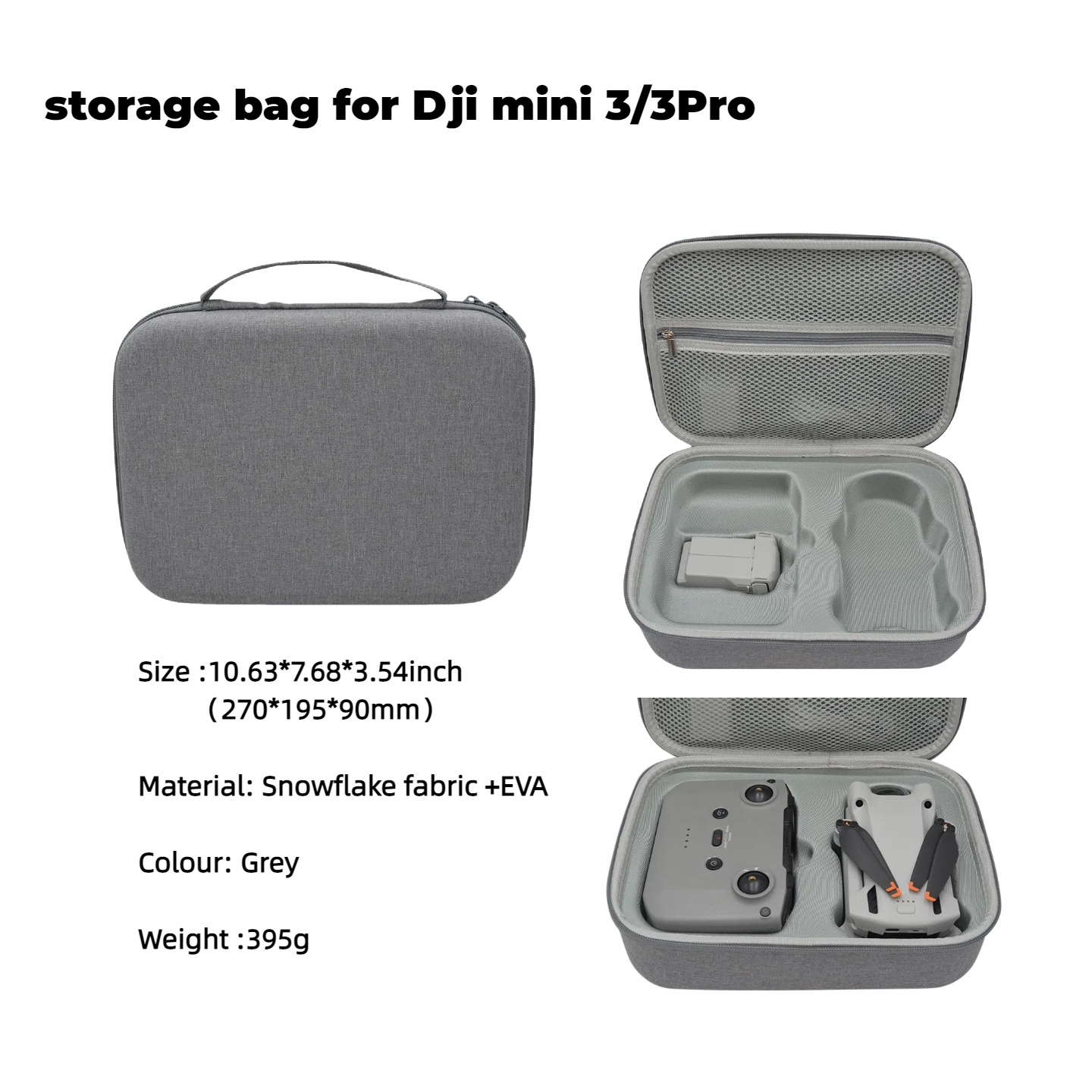 Hard EVA Drone Bag For DJI Min - Drone Joystick Cover reseña y precio