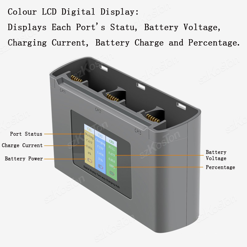 For DJI Mavic Mini 2/SE Mini 4 - Drone Charging Hub reseña y precio