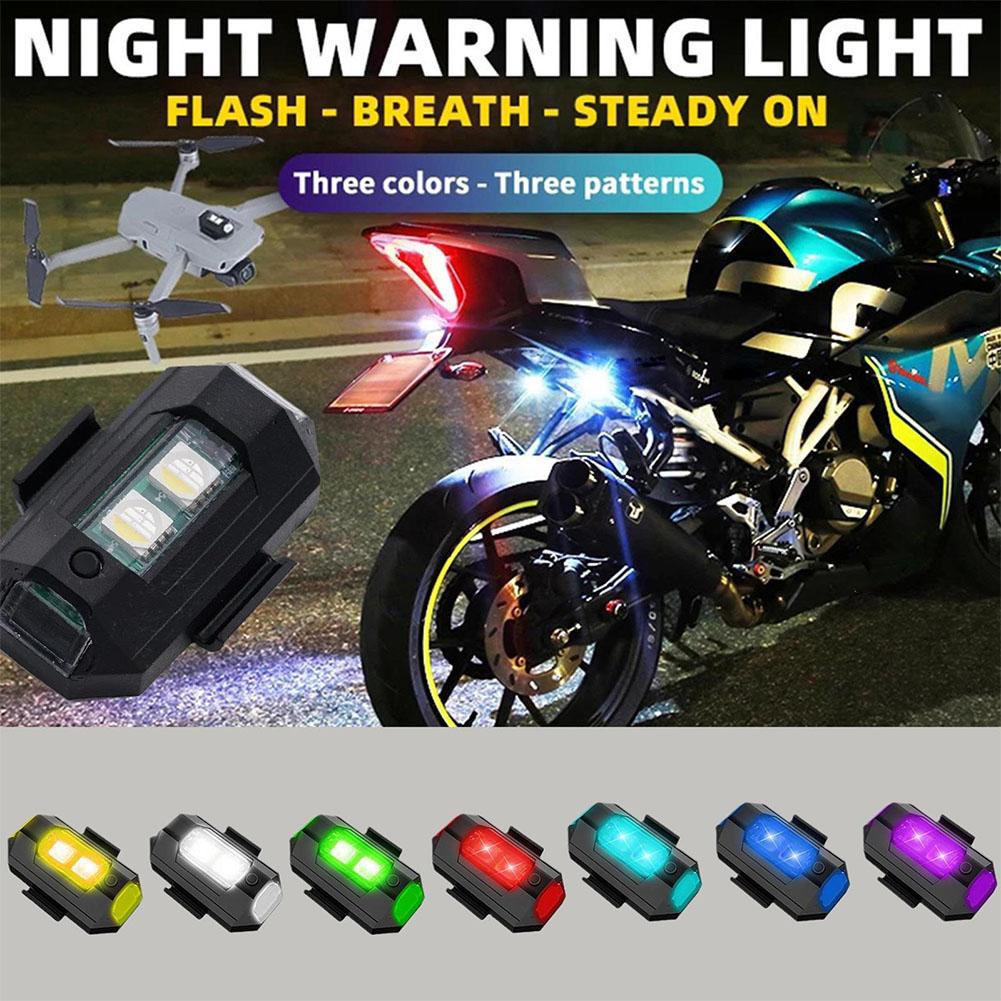 2PCS Mini LED Strobe Lights De - Drone Strobe Light reseña y precio