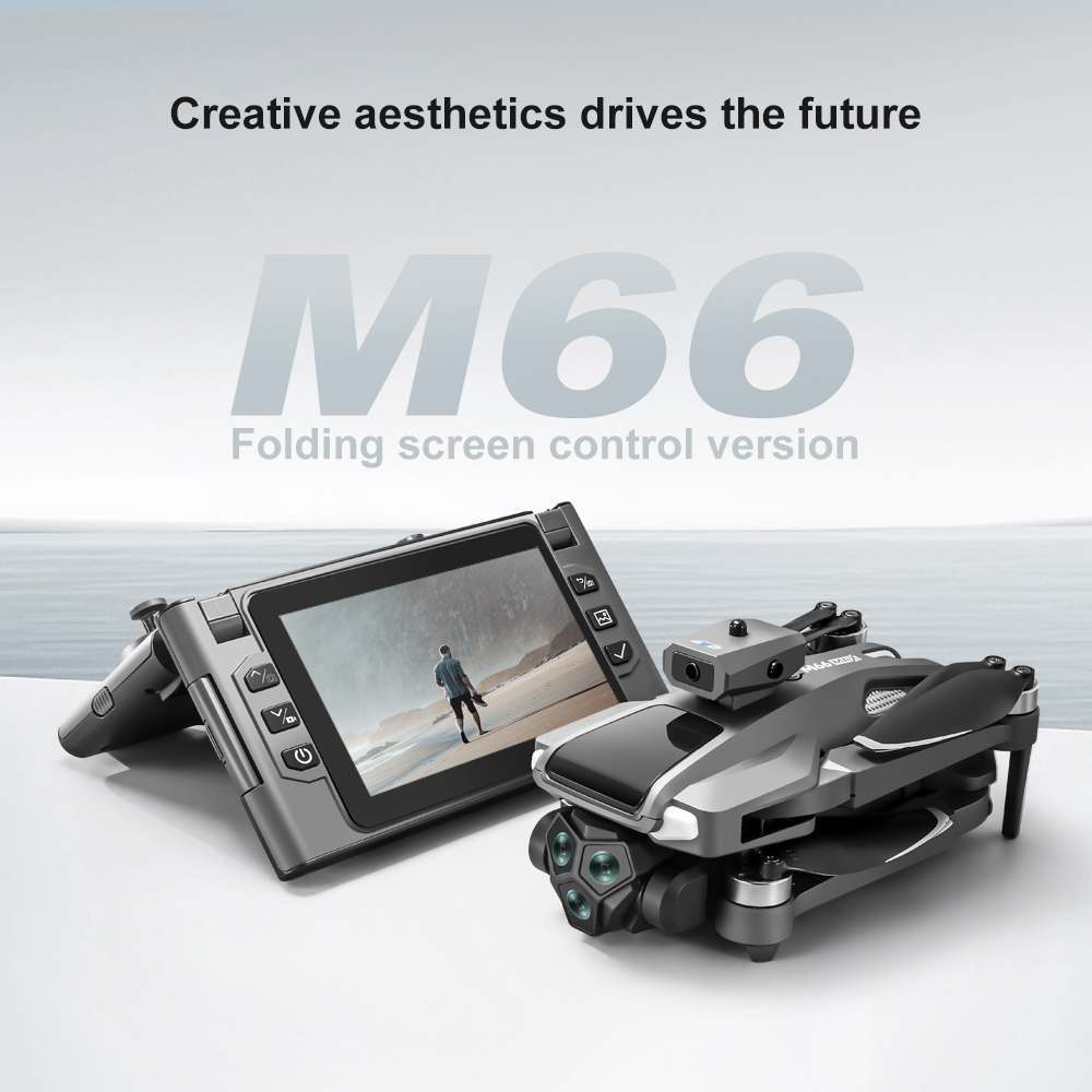 Foldable M66 RC Drone with 4.5 - Drone Controller Screen reseña y precio